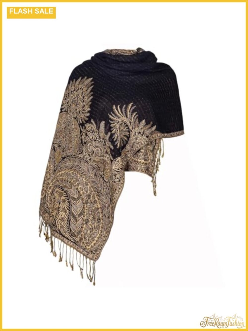 Pashmina Feel Shawl Wrap Reversible Paisley Scarf Hijab